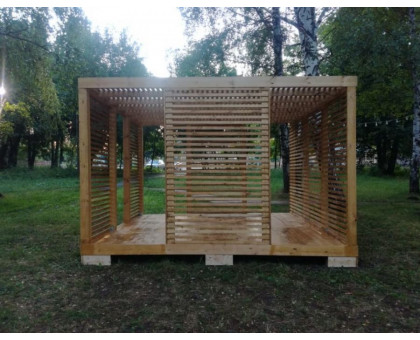 Беседка для дачи "Воздух" в Щёлковском районе и городском округе Щёлково (решетка)